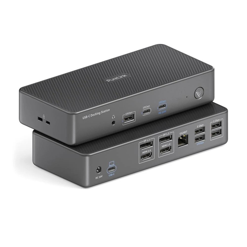 Purelink Docking Station 14-in-1 USB-C DisplayLink